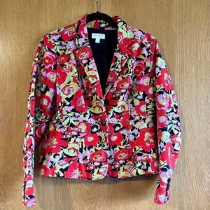 Isaac Mizrahi for Target floral blazer.